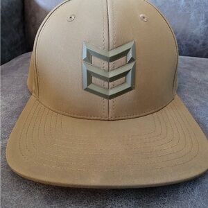 Men's Military Green Cap with Embroidered Logo